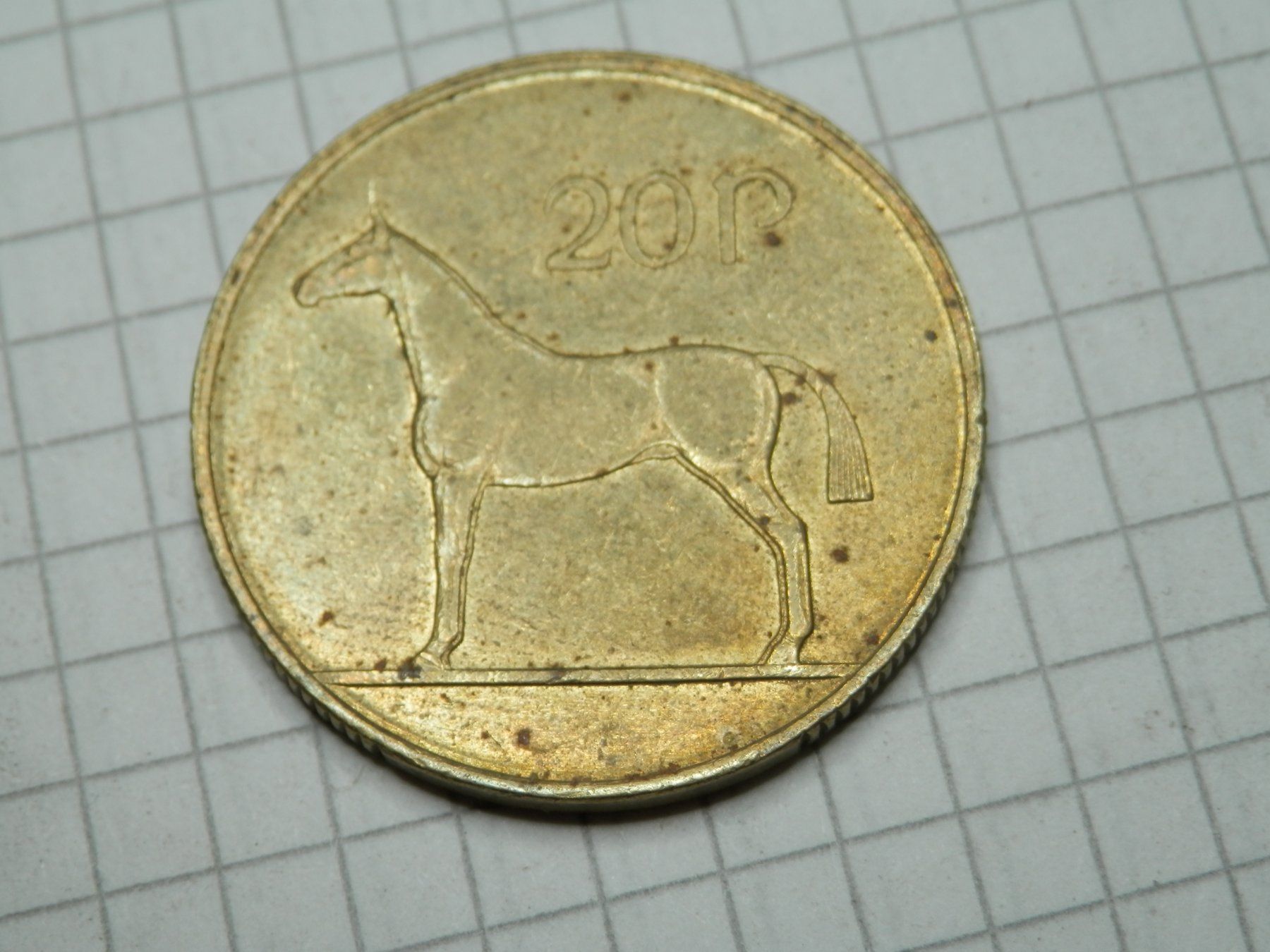 Alle Münzen: Irland  20 Pence, 1988 – Gebraucht aus Weiach von weiach81