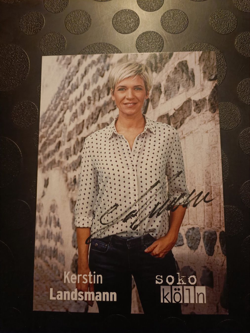 Autografi: Kerstin Landsmann - SOKO Köln - handsigniert – Usato da Menziken venduto da Artographs