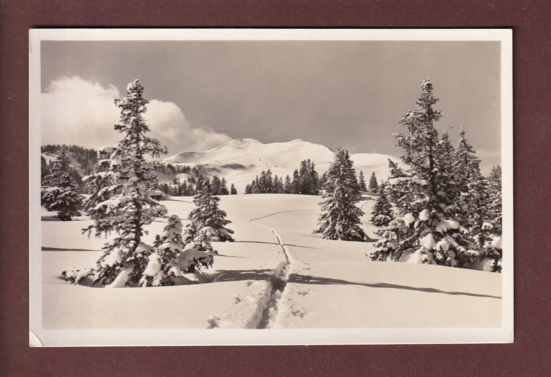 Cartoline postali: FLUMSERBERG - Skitour Prodkamm – Usato da Pully venduto da nicecards
