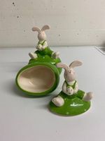 Keramik Osterei / Ostern / Osternest / Vorratsdose / 2 Stück