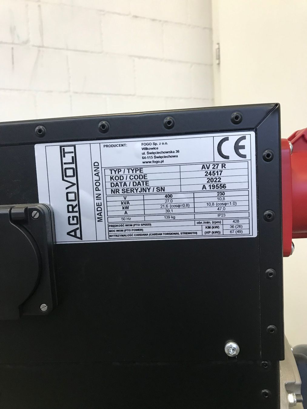 Stromgeneratoren: Agrovolt Zapfwellengenerator – Gebraucht aus Ballwil von buc_857d 1