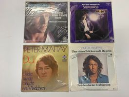 4 Singles von Peter Maffay aus den 80er Jahren