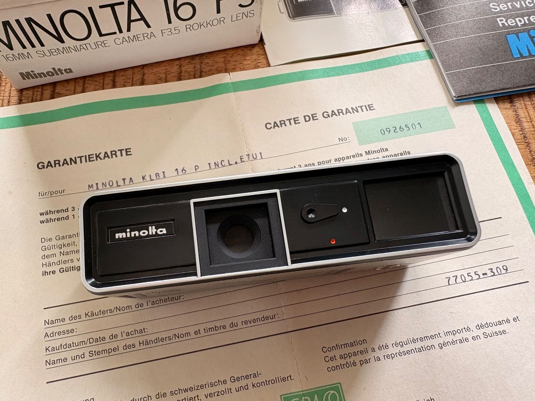 Minolta Fotocamera: Minolta 16 ps Set Neu – Nuovo e nell'imballaggio originale da Rapperswil SG venduto da reb_6fhl 2