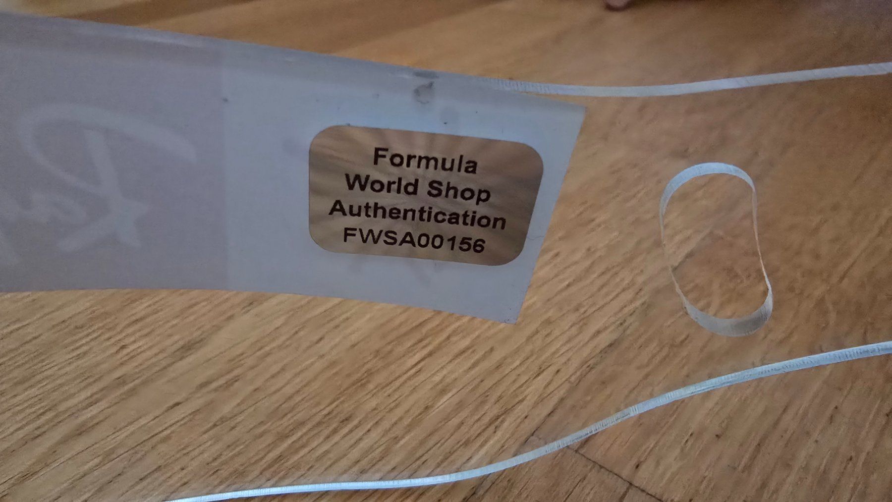 Autogramme: Visière signée Jenson Button, F1, COA – Gebraucht aus St-Sulpice VD von GT3RS 2