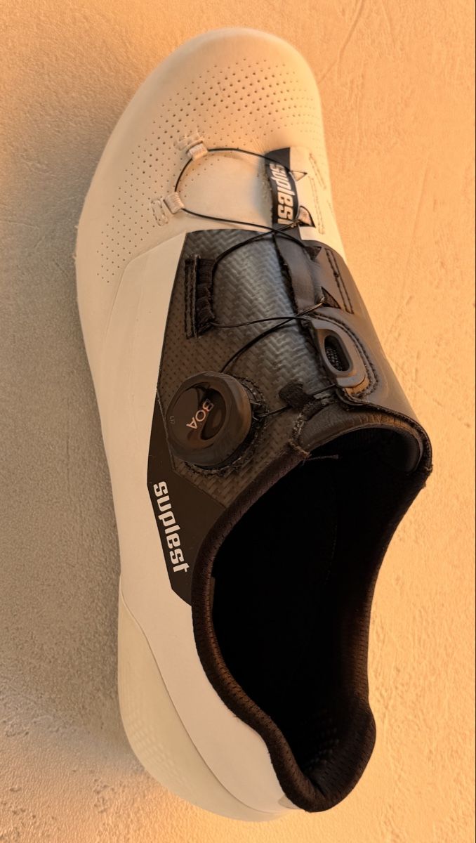 Suplest Herrenschuhe: Veloschuhe Suplest Grösse 41BOA System weiss schwarz – Gebraucht aus Orpund von mar_qrp6 2
