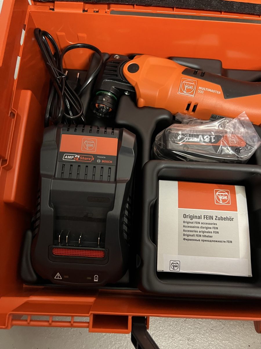 Fein Alle Werkzeuge: Fein 500 MultiMaster – Neu und originalverpackt aus Holziken von 181281 4