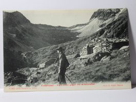 Kreuzlipass , Alp Culma gegen die Mittelplatten