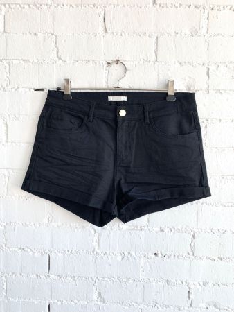 Schwarze Jeans Shorts von H&M