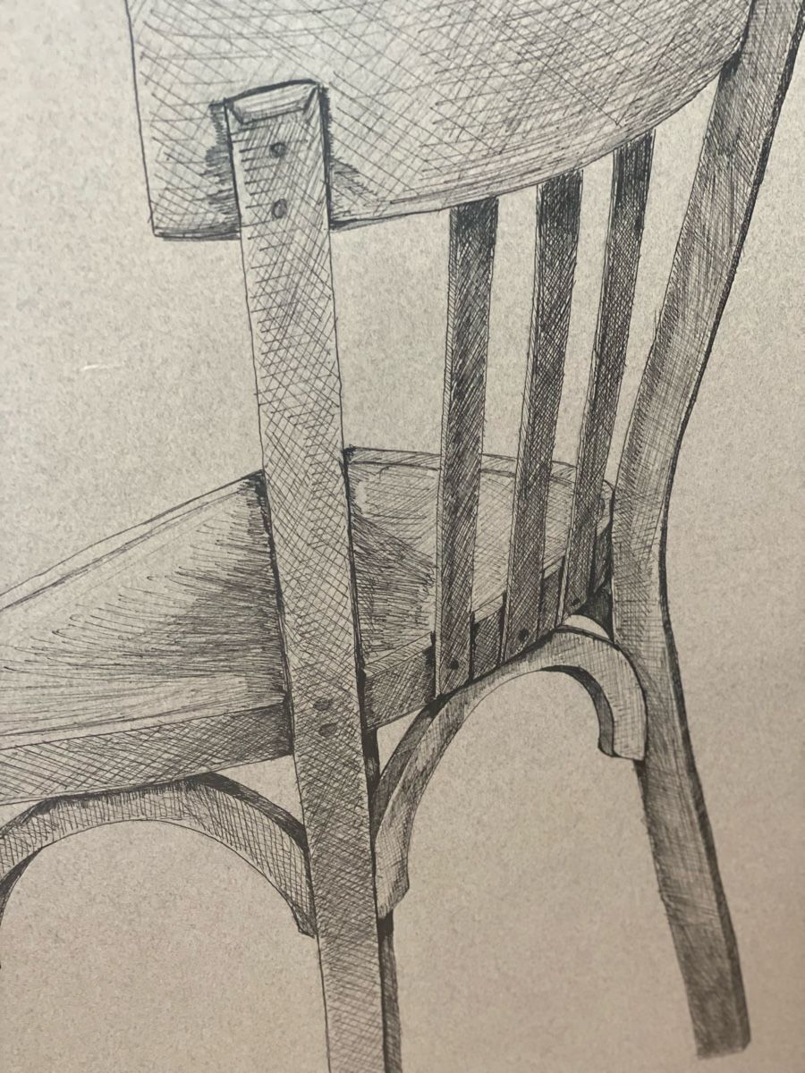 Dipinti: Dessin Encadré d'une Chaise – Nuovo (secondo la descrizione) da Biel/Bienne venduto da ana_2427 3