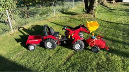 Rolly Toys Trettraktor mit Anhänger und Schaufel gebraucht