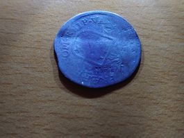 Wallis: Bistum Sitten: 1 Batzen 1721 mit Speziellem Stempel