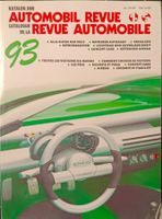 Katalog der Automobil Revue 1993