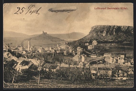 Bilder & Poster: Gerolstein /Eifel, Teilansicht mit Zeppe – Gebraucht aus Berlin von bartko-reher