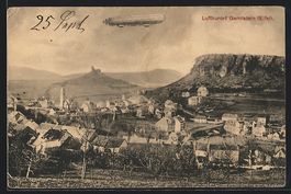Gerolstein /Eifel, Teilansicht mit Zeppe