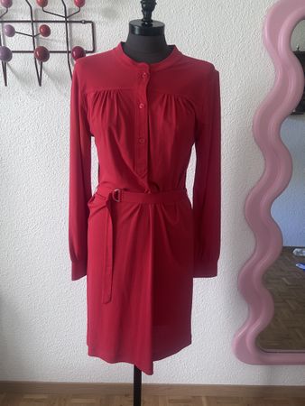Wunderschönes Filippa K Kleid Rot, langarm mit Gürtel