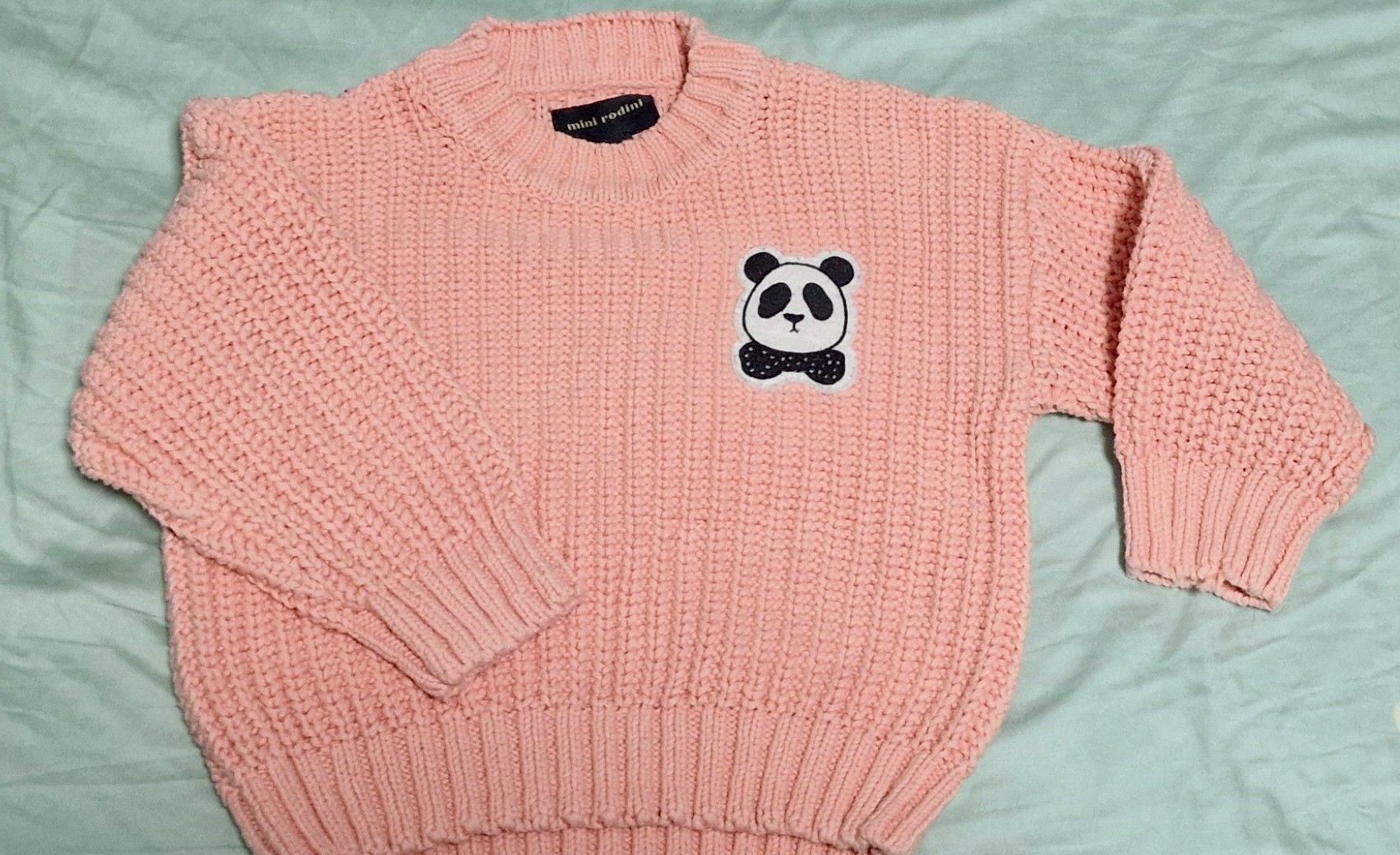 Mini Rodini Maglioni & Felpe: Mini Rodini Pullover rosa mit Panda gr 4 - 5 jr – Usato da Muri AG venduto da MrsRami