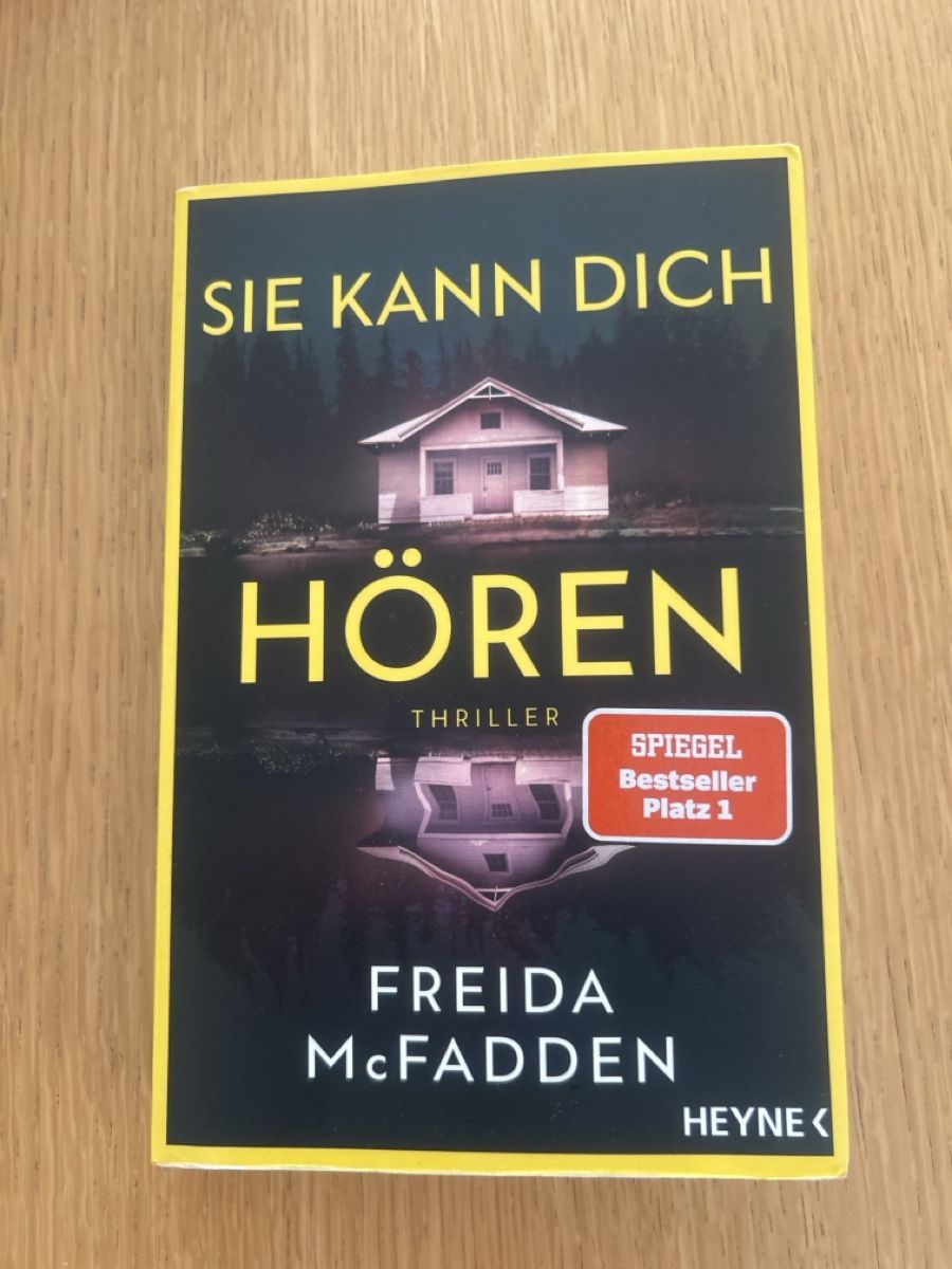 Libri: Buch SIE KANN DICH HÖREN Thriller Freida McFadden – Usato da Oberdorf SO venduto da Larissa111