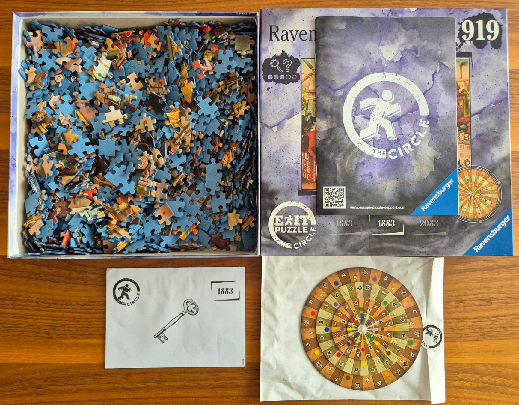 Ravensburger Puzzle: Ravensburger EXIT Puzzle - The Circle, Anno 1883 - 919 Teile – Usato da Dübendorf venduto da mic_8s68 1