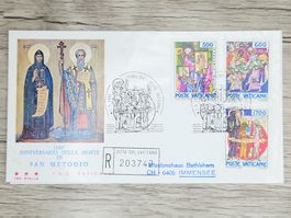 CL05 Enveloppe + Timbre Poste Vaticane 1985