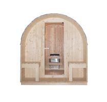 Outdoor Sauna TOLEDO XL mit Ofen (8kW) - 189x220x200cm