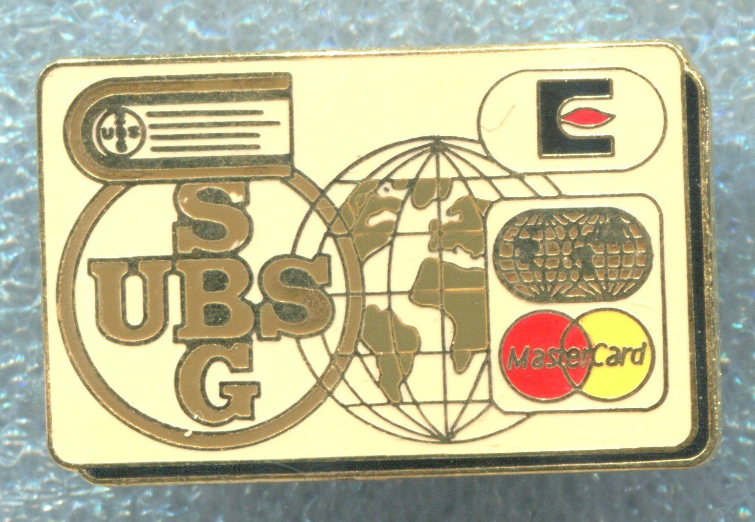 UBS Plaketten & Abzeichen: UBS Bank  EC MasterCard – Gebraucht aus Winterthur von Sammleroase