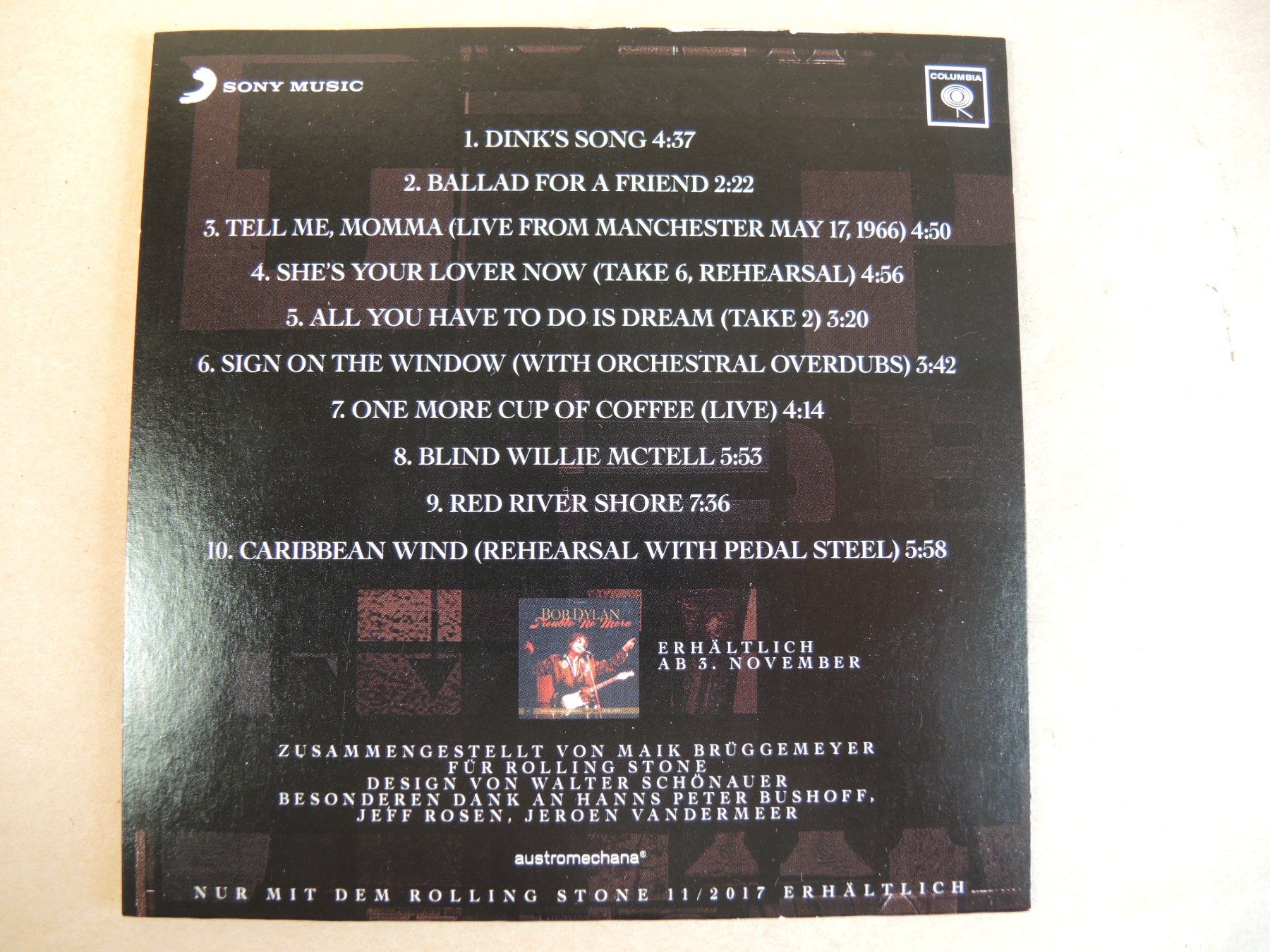 CDs: CD - Deep Dylan Bootleg Serie - Rolling Stone Exclusive – D'occasion à Rorschach par maeck8 2
