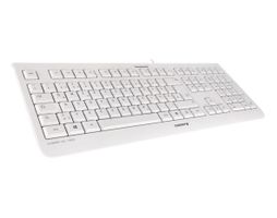 CHERRY Tastatur, weiss, originalverpackt, ergonomisch
