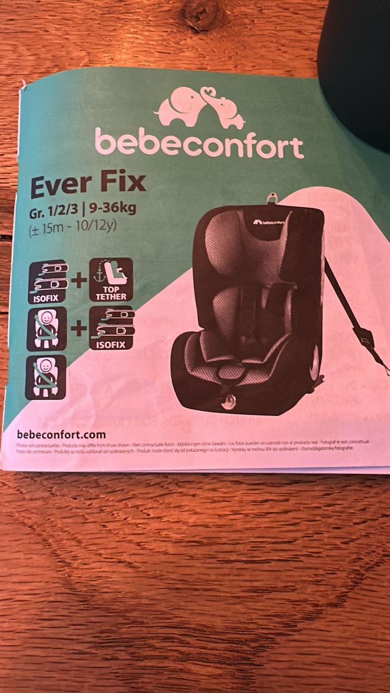 Seggiolini per auto: Bequemer Kindersitz Bebeconfort Ever Fix – Usato da Niederhelfenschwil venduto da Bruce019 2