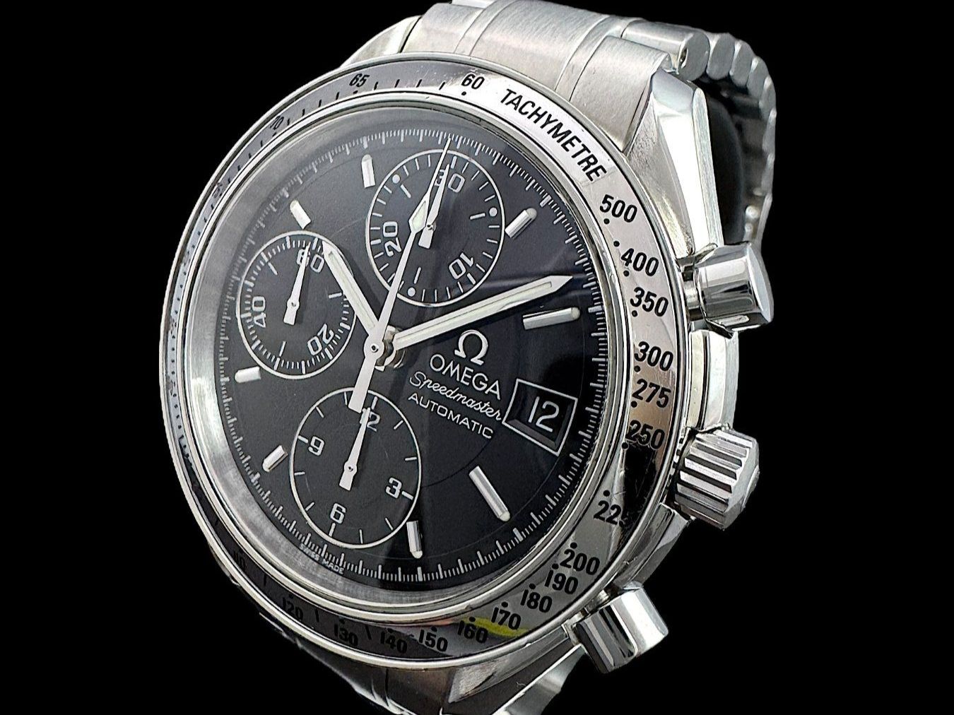 Omega Orologi: Omega Speedmaster Automatic Chronograph Datum 39mm *U1103 – Usato da Zürich venduto da GalerieInauen