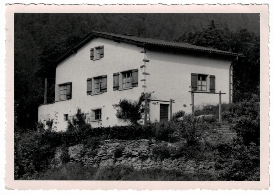 Cartoline postali: Bad Ragaz, Haus COLLINA, datiert 1949 – Usato da Frauenfeld venduto da POML