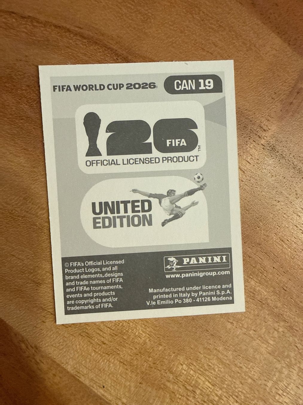 Panini Carte collezionabili: WM 2026 Panini Sticker Cyle Larin CAN 19 – Usato da Winterthur venduto da ylaura 1
