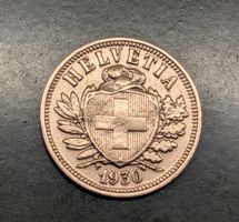 2 Rappen Jg. 1930 (Bronze)