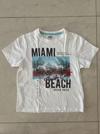 Max T-Shirt Gr. 128/134 (8-9 J) Miami Beach Sommer Top