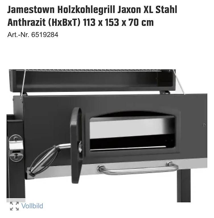 Griglie: Jamestown Grill XL Stahl – Usato da Basel venduto da Kuestenkind1980 4