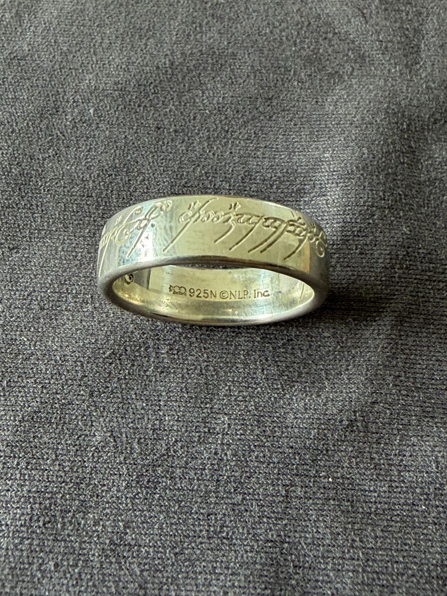 Anelli: Der Herr der Ringe gravierte Macht-Ring | 925 Silber – Usato da Emmenbrücke venduto da stark23 5