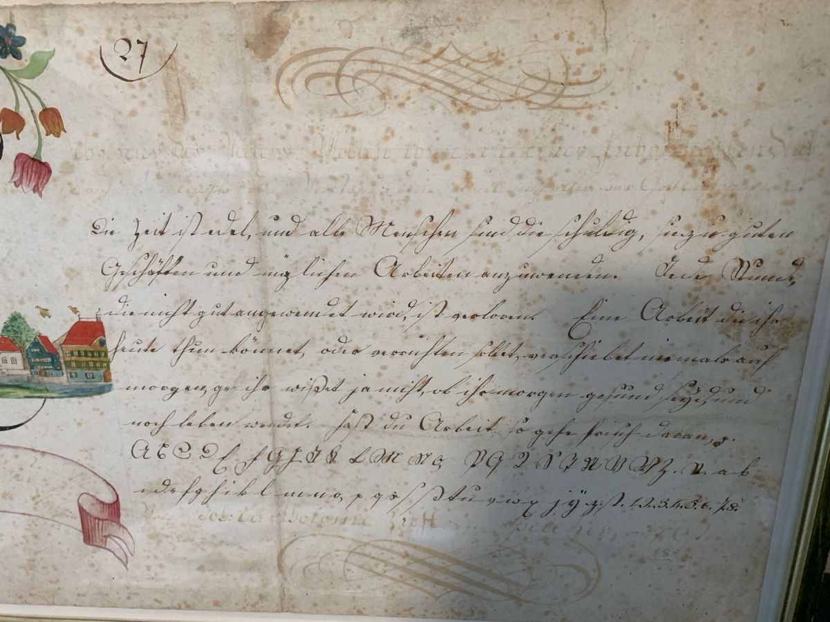 Gemälde: Appenzeller Osterschrift ca 1880 – Gebraucht aus Wolfhalden von SecondAntique 4