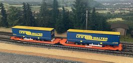 Roco 77393 Doppeltaschenwagen "LKW Walter"