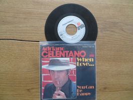 Celentano When Love 7" Single Schallplatte Vinyl