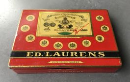 Blechdose Ed. Laurens, Zigarettendose antik