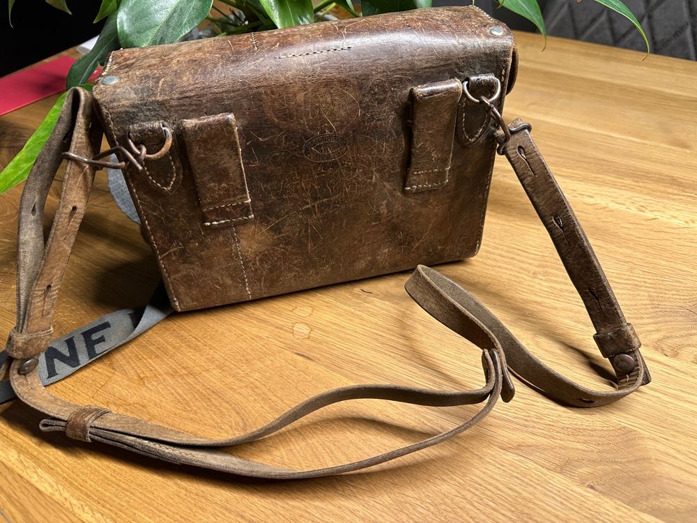 Militär Armee CH Sanitätstasche ASM Ledertasche 1940/1950er (Gebraucht ...