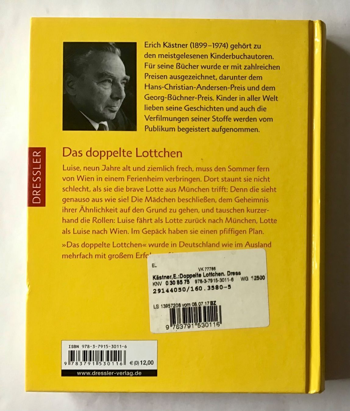 Libri: Kinderbuch Klassiker, Erich Kästner: Das doppelte Lottchen – Usato da Bubendorf venduto da Alpenheidi 1