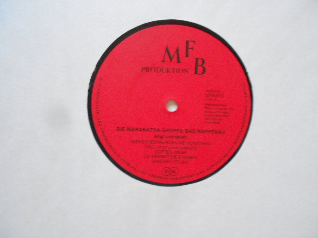 Schallplatten: MARANATHA – Gebraucht aus Bex von Giorgiob 4