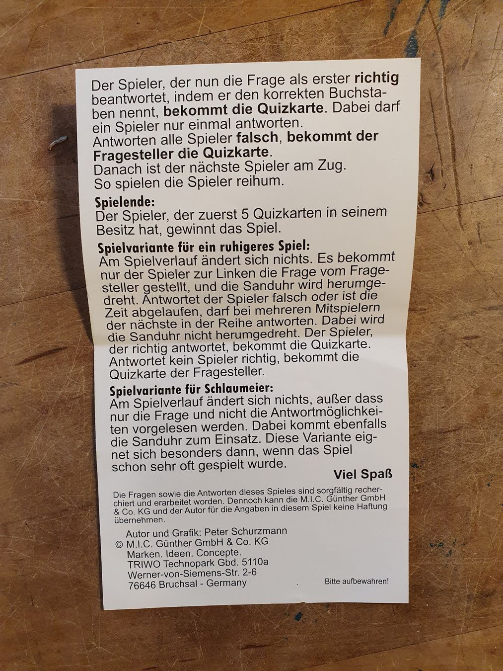 Giochi: Ü 60 Quizz – Usato da Zürich venduto da loosebone 2