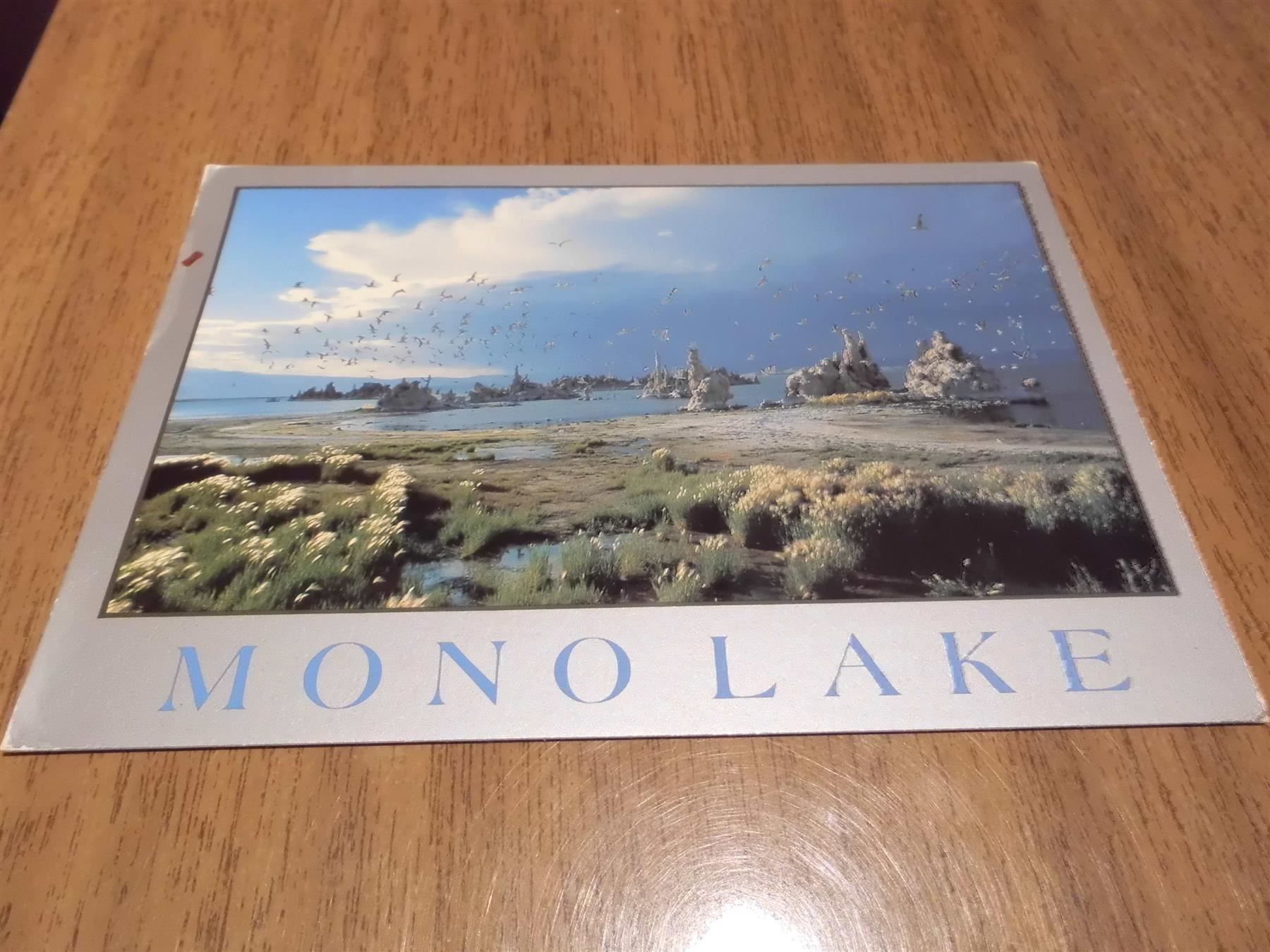Ansichtskarten: Ansichtskarte Monolake tufa State gelauf – Gebraucht aus Zürich von Motzkuh