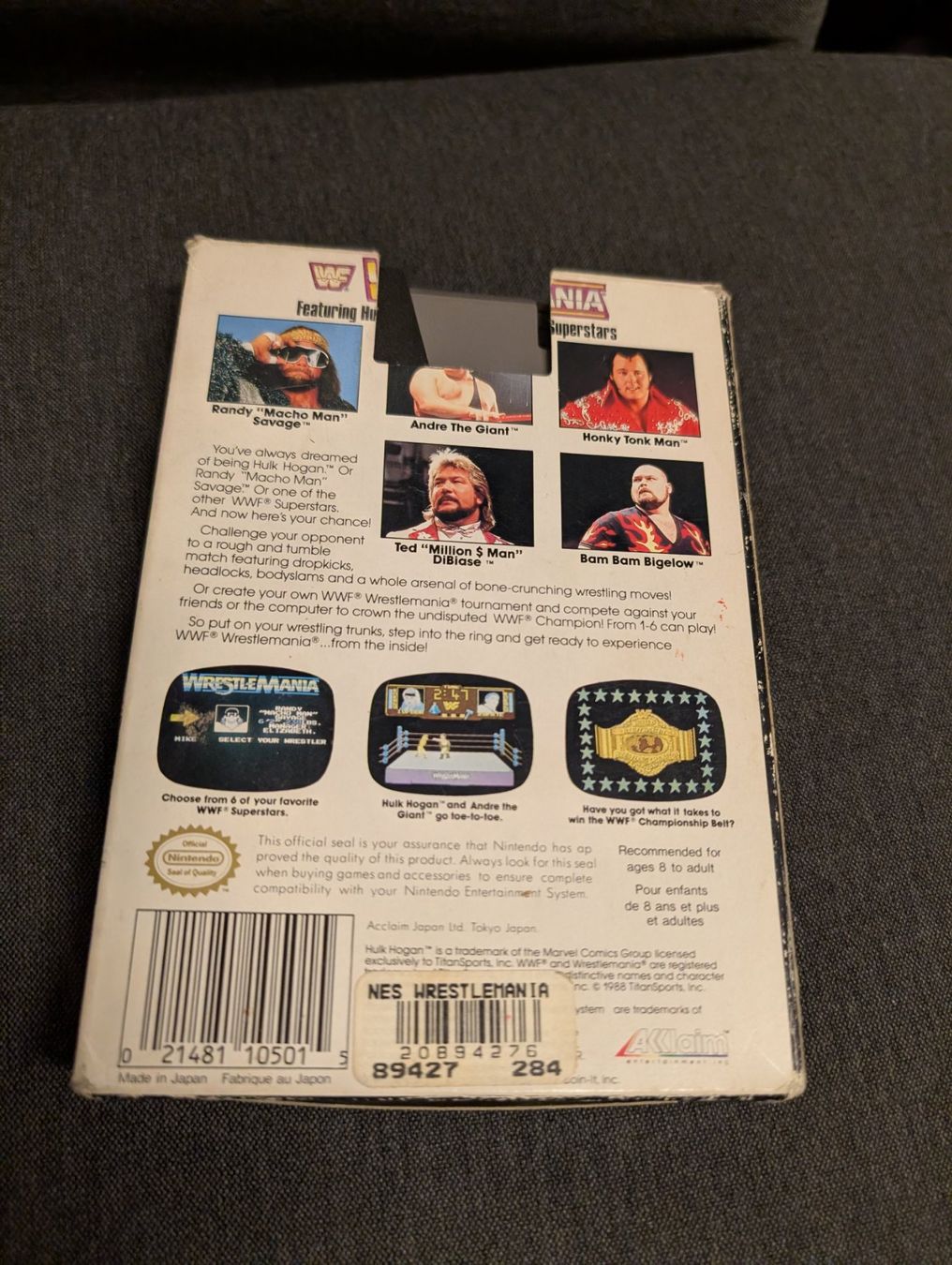 Giochi: WrestleMania NES – Usato da Giubiasco venduto da Tici__nerd_Giubiasco 1