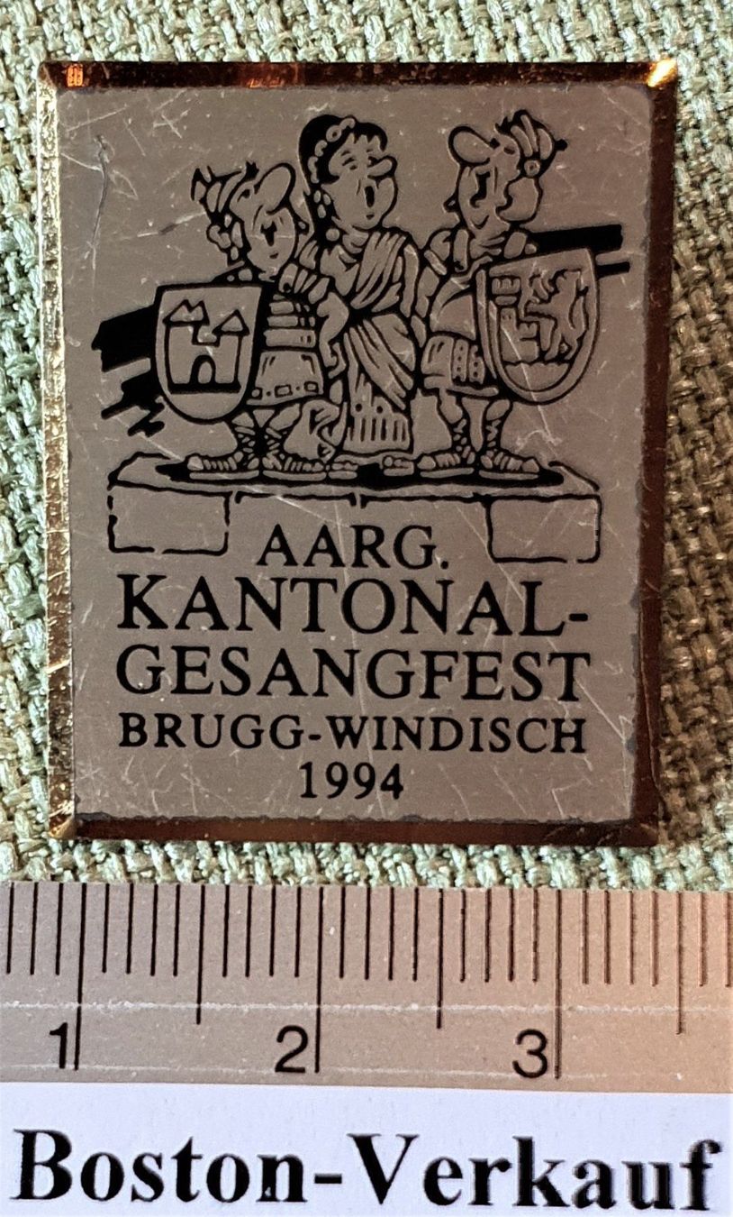Cartoline postali: C834 - Aargau Gesang Fest Brugg Windisch – Usato da Reinach BL venduto da Boston-Verkauf 1
