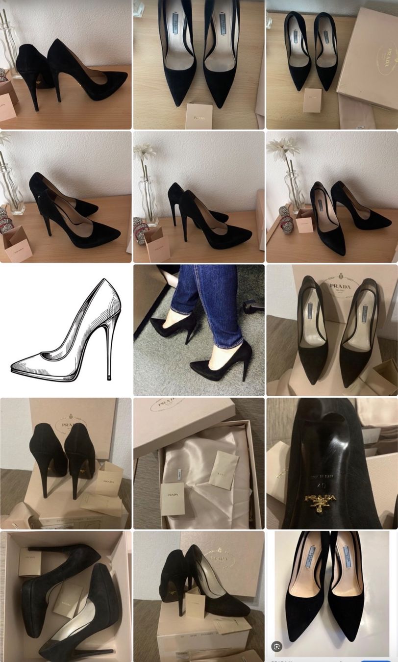 Prada Damenschuhe: PRADA 40-40,5 Exklusivmode/NP1200CHF Pumps 13/4 – Neu (gemäss Beschreibung) aus Kölliken von Prscoo 3
