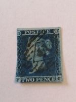 Two Pence Blue 1841, Platte 3 