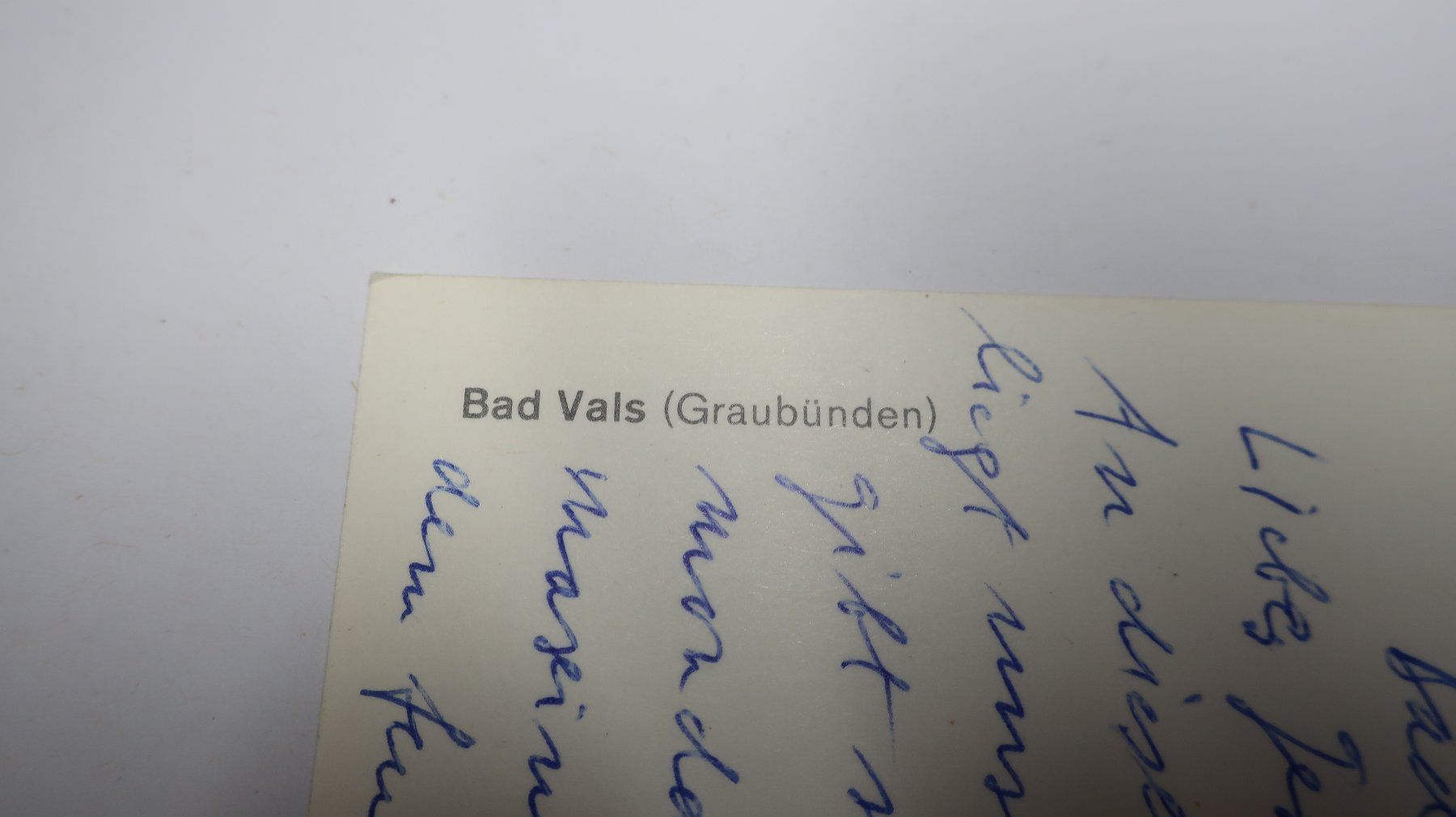 Ansichtskarten: Bad Vals (Graubünden) 1978 – Gebraucht aus Cormoret von Pascalll2001 6