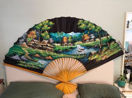 Wandfächer, Dekoration für Wand